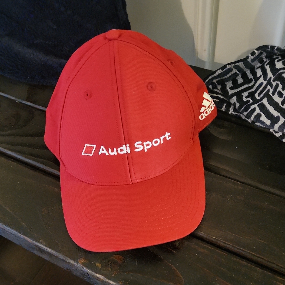 Adidas Red Adjustable Audi Sport Cap